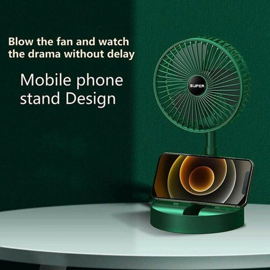 Rechargeable Folding Table Fan
